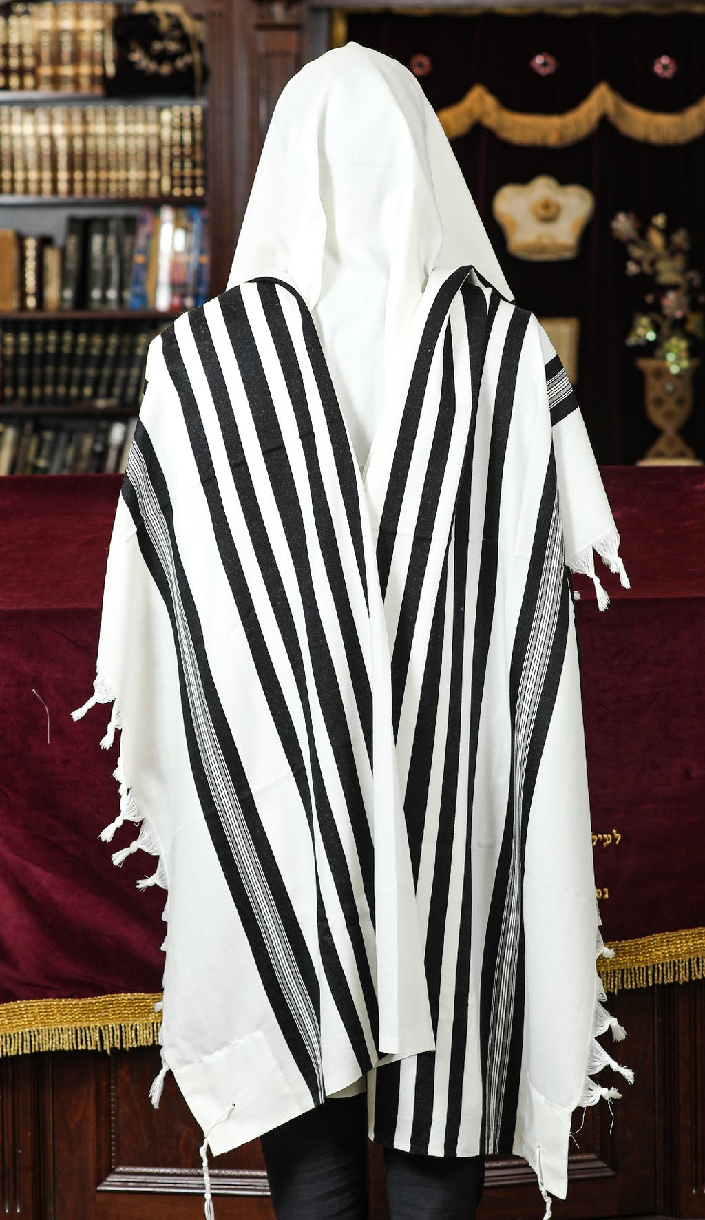 TALITANIA Traditional wool jewish prayer shawl kosher tallit gadol