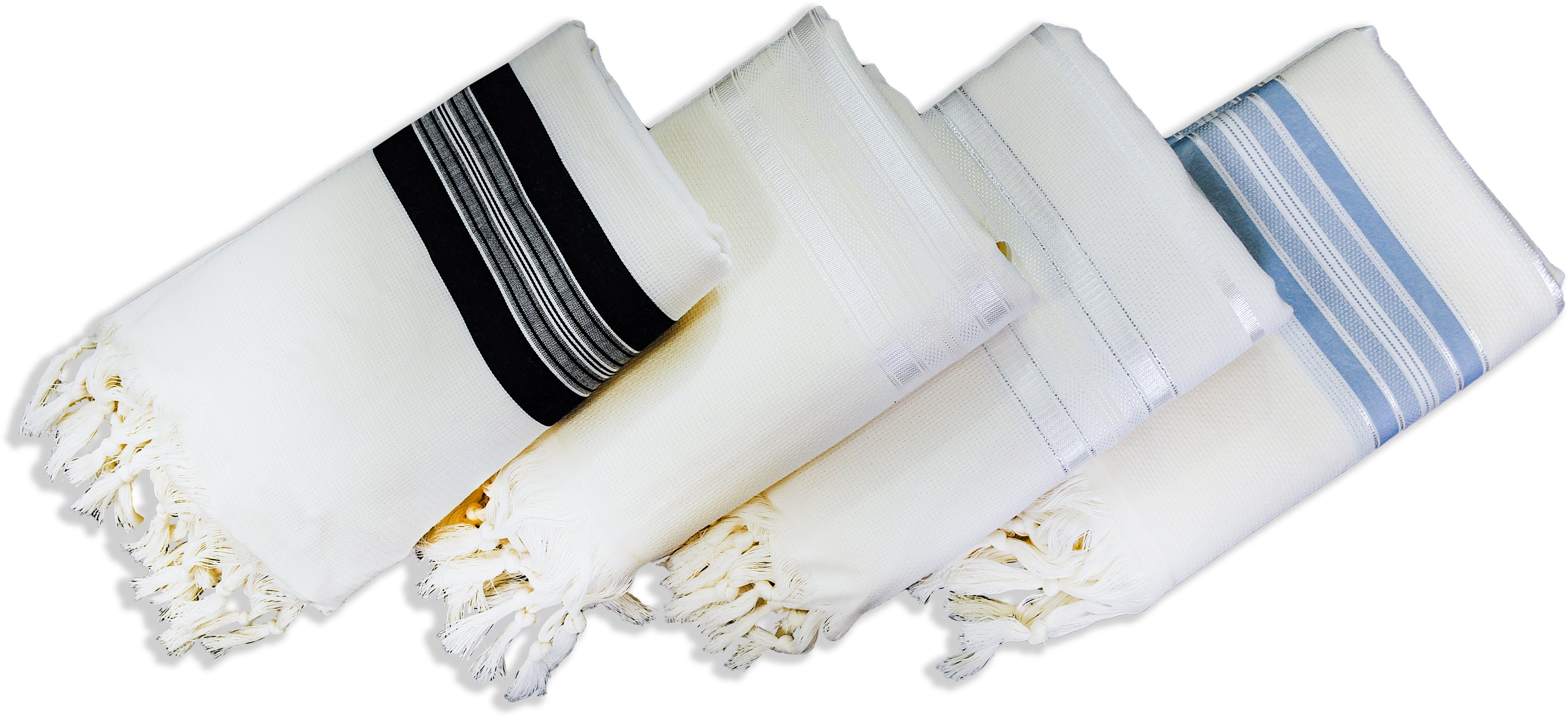 Traditionally Talitamia Mehudar wool's Tallit Gadol - a Jewish prayer shawl for men